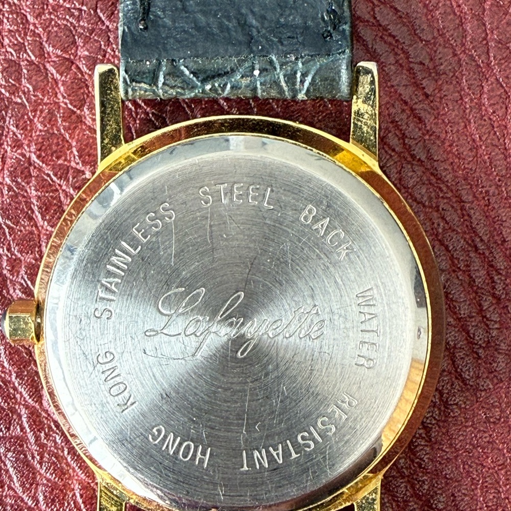 Lafayette 148 New York Blue and Gold Watch - Picture 7 of 8